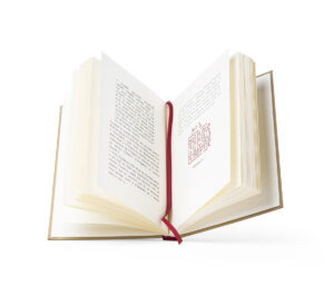 signet rouge livre rigide